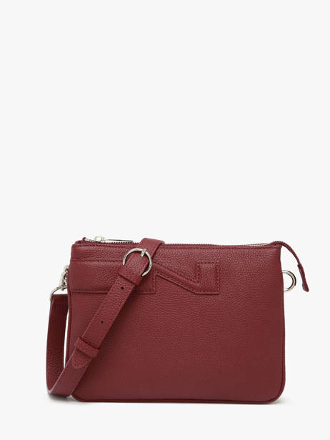 Cross Body Tas Milano Leder Nathan baume Rood n city 3